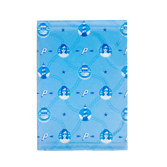 BOAT NECK GAITER - LIGHT BLUE